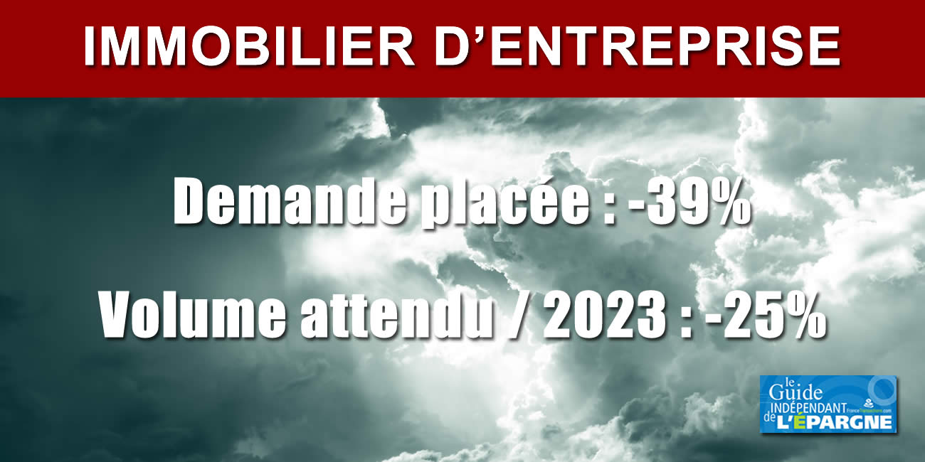 Immobilier d'entreprise, les nuages arrivent : effondrement de la demande placée et chute des volumes attendue de 25% en 2023 Immobilier d'entreprise, les nuages arrivent : effondrement de la demande placée et chute des volumes attendue de 25% en 2023