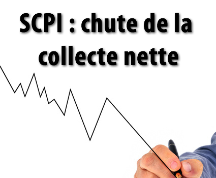 SCPI : une collecte nette 2018 en lourde chute de (-19.40%)
