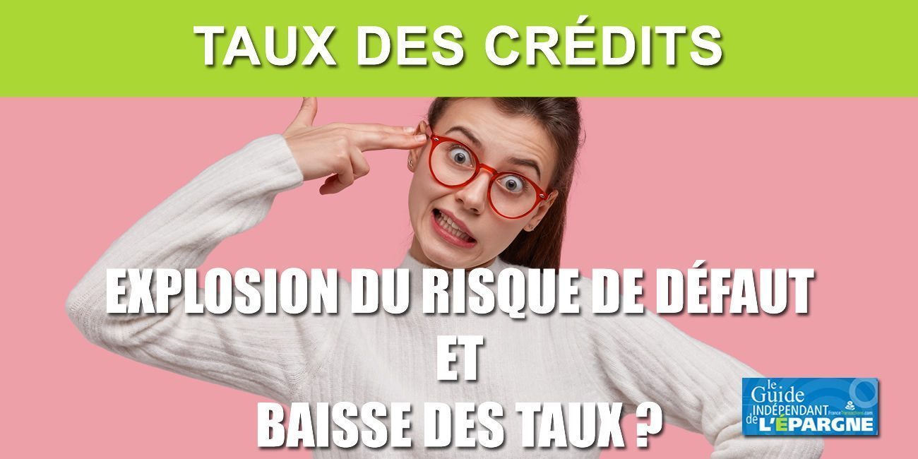 Crédits immobiliers : le coût du risque flambe et les taux baissent légèrement, allez comprendre ! Crédits immobiliers : le coût du risque flambe et les taux baissent légèrement, allez comprendre !