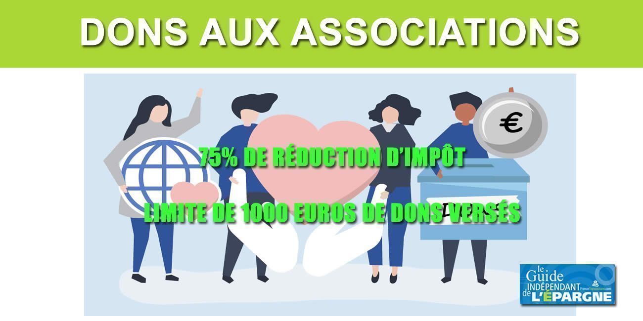 Dons aux associations caritatives (amendement Coluche) : une réduction d'impôt de 75%, jusqu'à 2000 euros de dons versés Dons aux associations caritatives (amendement Coluche) : une réduction d'impôt de 75%, jusqu'à 2000 euros de dons versés