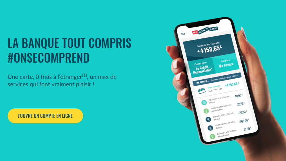 Ma French Bank / Néobanque : la banque 100% mobile de la Banque Postale est officiellement lancée Ma French Bank / Néobanque : la banque 100% mobile de la Banque Postale est officiellement lancée