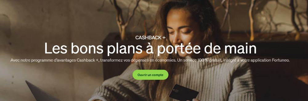 Fortuneo a lancé son nouveau programme gratuit de remises exclusives, Cashback+ Fortuneo a lancé son nouveau programme gratuit de remises exclusives, Cashback+
