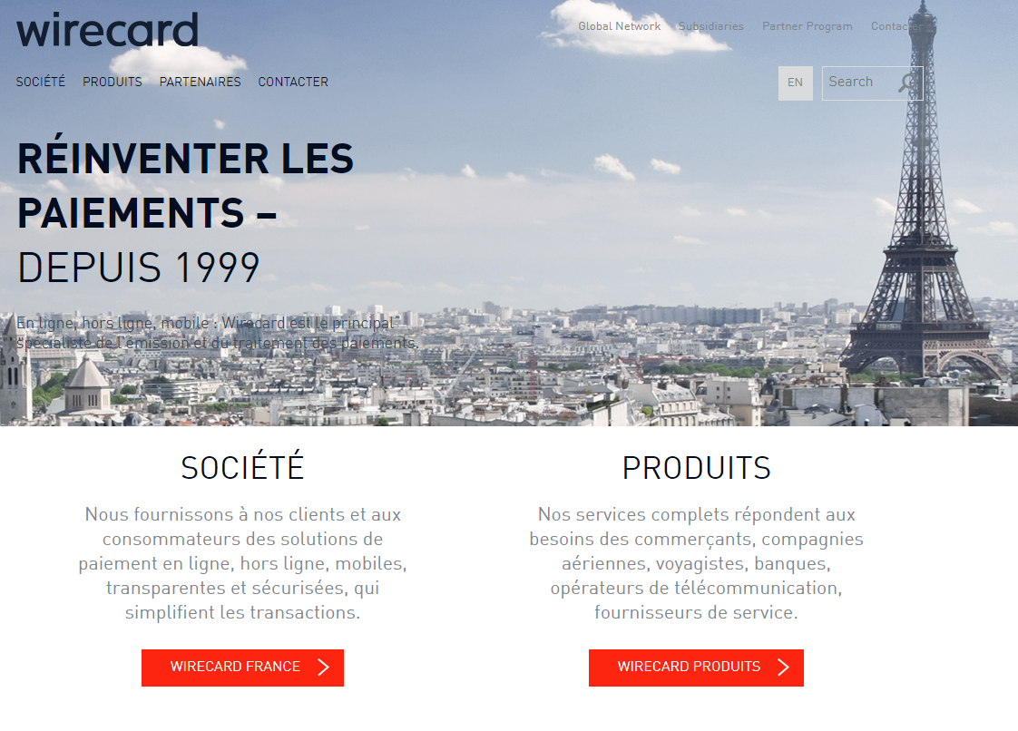 Wirecard se lance dans la banque mobile, en proposant un compte à terme à 0.75% Wirecard se lance dans la banque mobile, en proposant un compte à terme à 0.75%