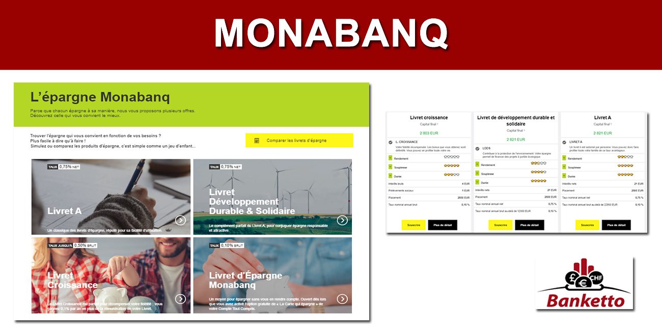 Monabanq enrichit son espace client de comparateurs et simulateurs épargne Monabanq enrichit son espace client de comparateurs et simulateurs épargne
