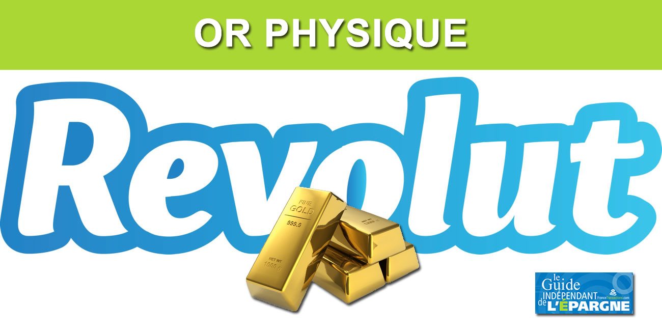 Revolut propose désormais de l'or physique à ses clients Metal ou Premium