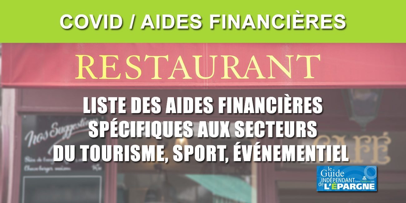 Restaurants, cafés, hôtels, tourisme, sport : liste des aides financières actées par le gouvernement Restaurants, cafés, hôtels, tourisme, sport : liste des aides financières actées par le gouvernement