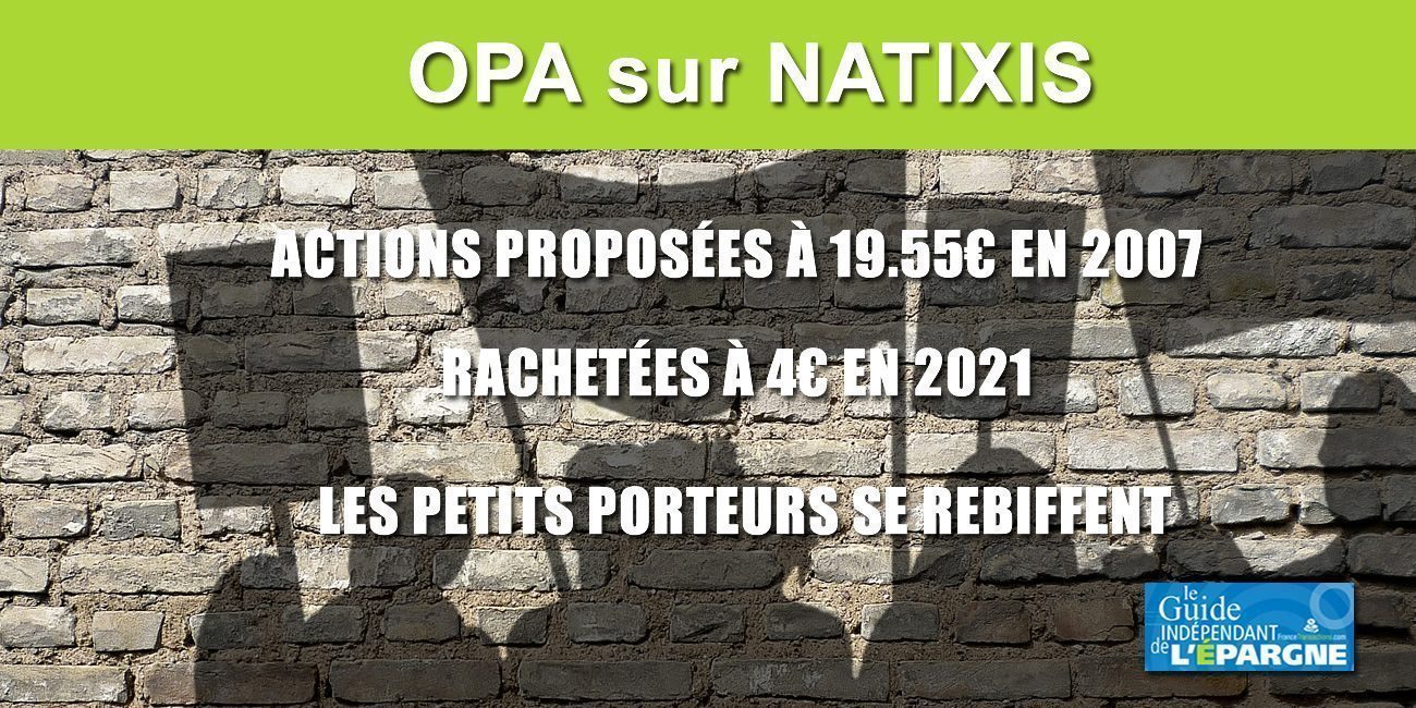 OPA Natixis, les petits porteurs se rebiffent et s'organisent, le prix proposé de 4€ par action ne passe pas !