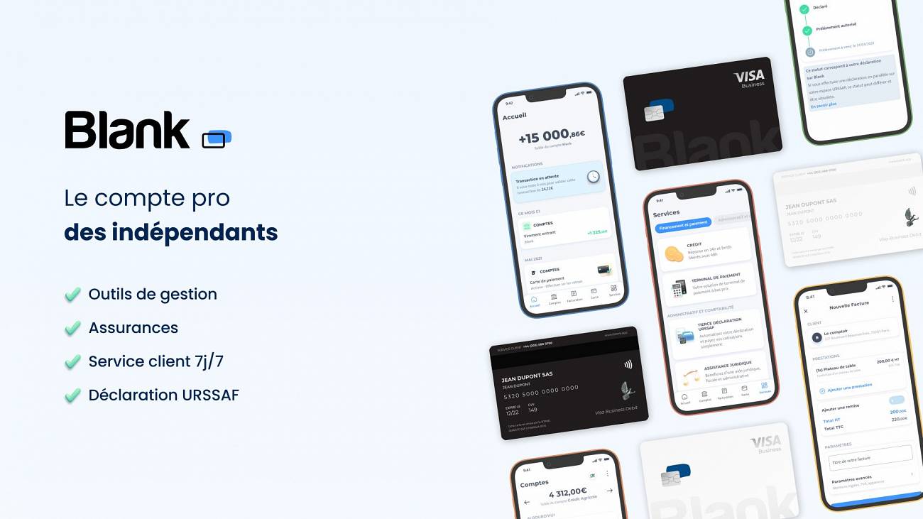 La FinTech Blank simplifie considérablement les déclarations URSSAF des micro-entrepreneurs via un partenariat inédit La FinTech Blank simplifie considérablement les déclarations URSSAF des micro-entrepreneurs via un partenariat inédit