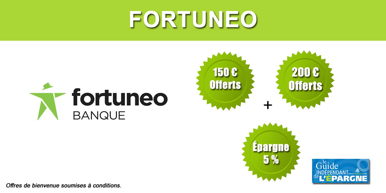 Fortuneo vous offre davantage que 350 euros, vous allez vraiment aimer votre nouvelle banque !