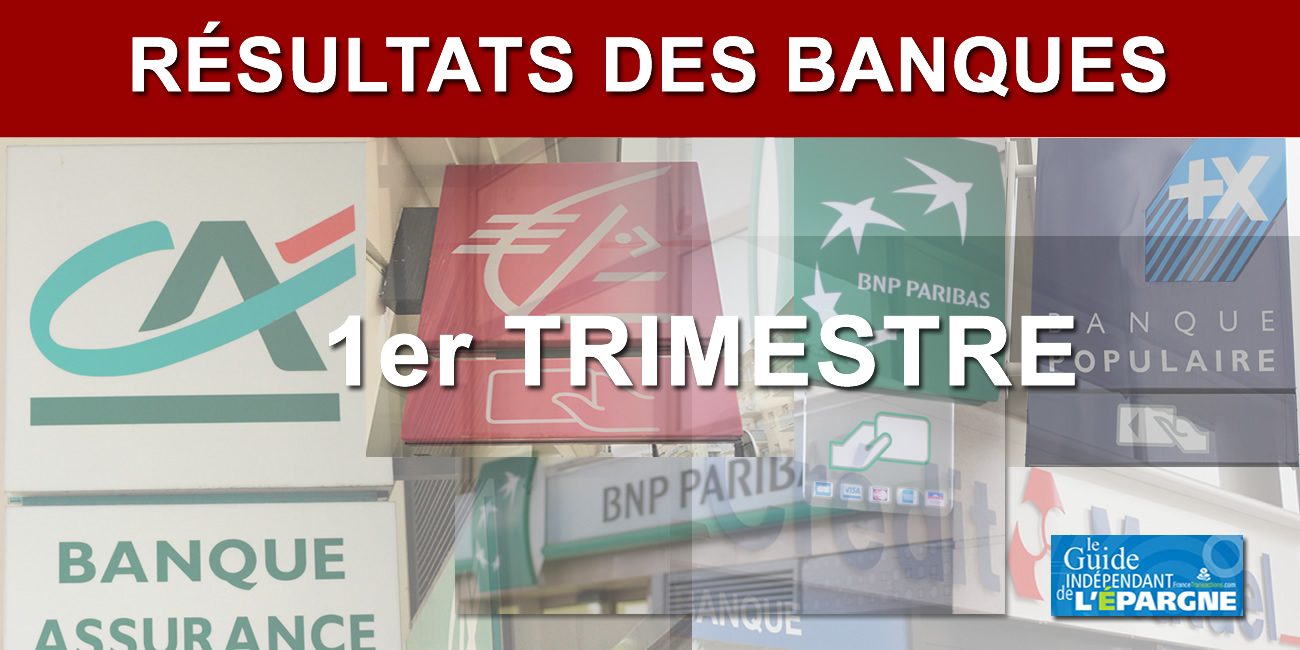 Résultats des banques françaises au premier trimestre 2022 (T1 2022) : Bnp Paribas, Crédit Agricole, Société Générale, LCL, Caisse Epargne...