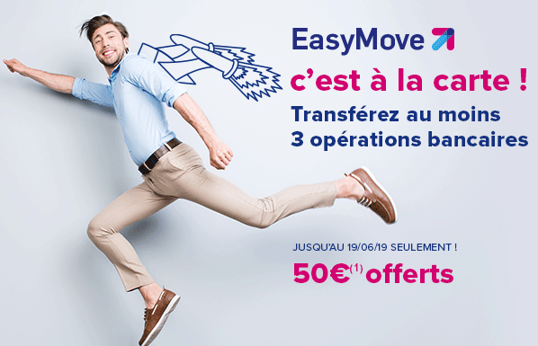 Boursorama : 50€ supplémentaires offerts pour toute première utilisation du service de changement de domiciliation bancaire EasyMove Boursorama : 50€ supplémentaires offerts pour toute première utilisation du service de changement de domiciliation bancaire EasyMove