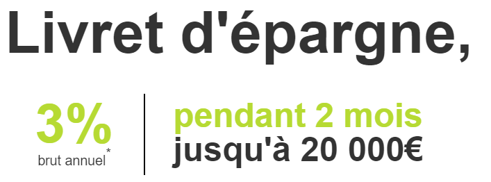 Offre de taux boosté de 3% prolongé jusqu'au 15 décembre chez Monabanq Offre de taux boosté de 3% prolongé jusqu'au 15 décembre chez Monabanq