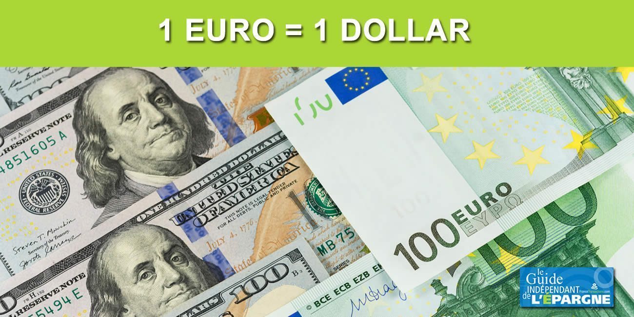Marchés financiers : la parité Euro Dollar est en vue, 1 euro = 1,02 dollar ce mardi 5 juillet 2022
