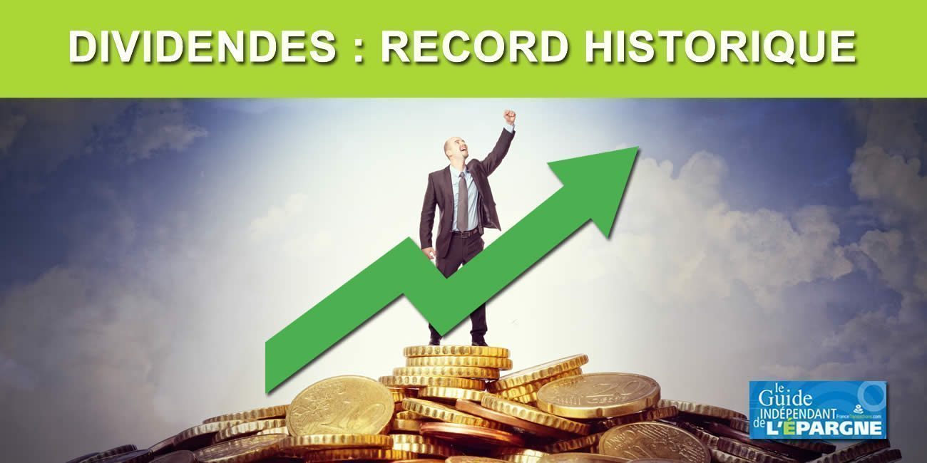 CAC40 : nouveau record historique de dividendes distribués en 2022, en hausse de +23,9% par rapport à 2021