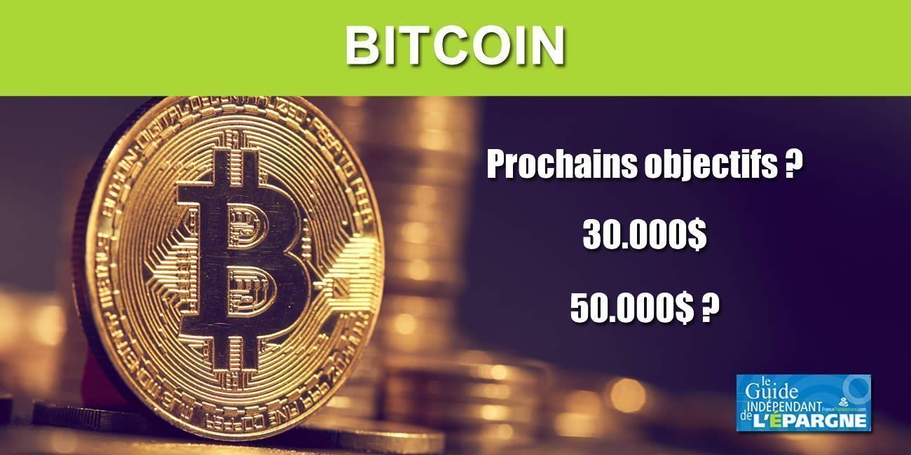 Bitcoin : à plus de 28.700$, l'objectif des 30.000$ semble atteignable, les 50.000$ également ?