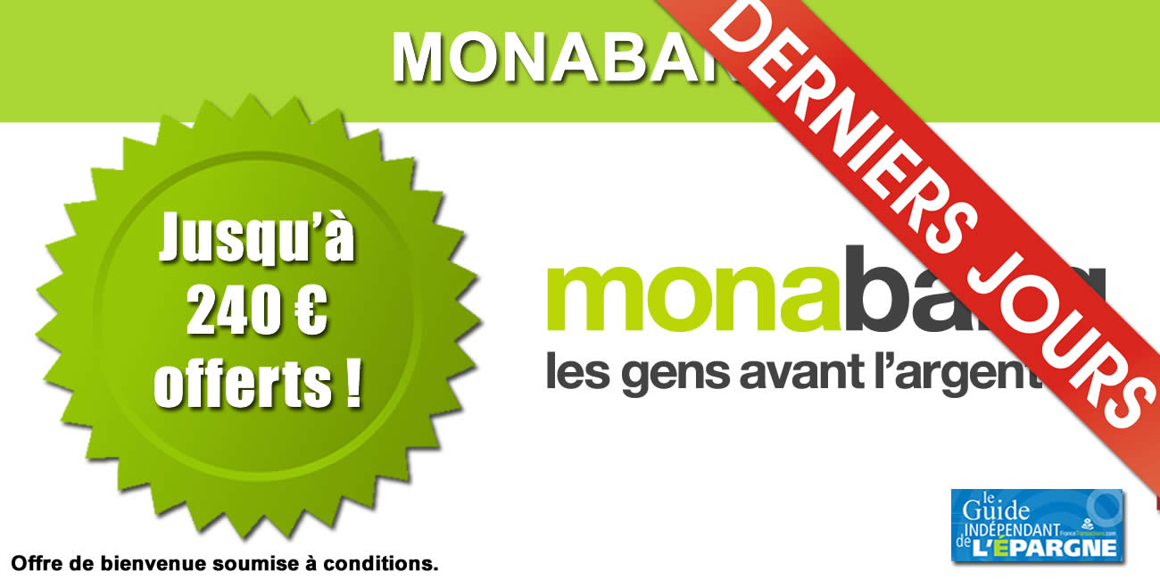 Livret épargne à 5 % et jusqu'à 160 euros offerts : Monabanq prolonge jusqu'au 31 mai 2024