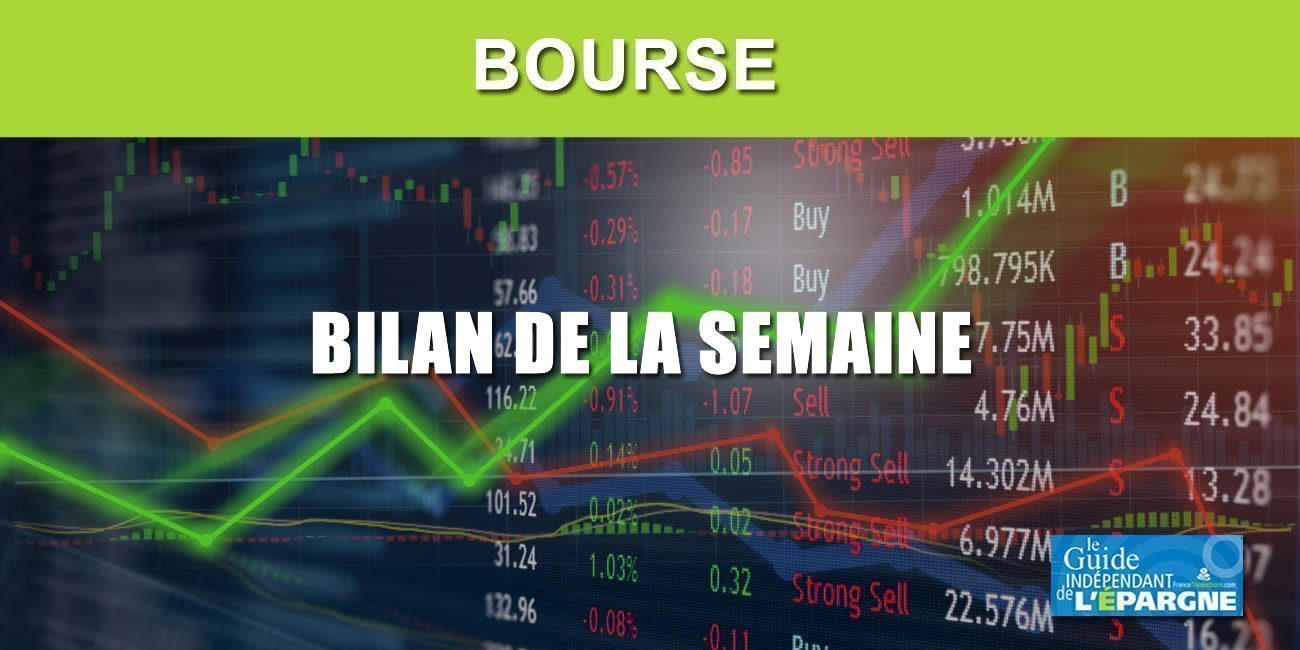 Bourse : comme attendu le CAC40 flanche, en baisse de 2.17% sur la semaine, et l'avis de tempête est maintenu Bourse : comme attendu le CAC40 flanche, en baisse de 2.17% sur la semaine, et l'avis de tempête est maintenu