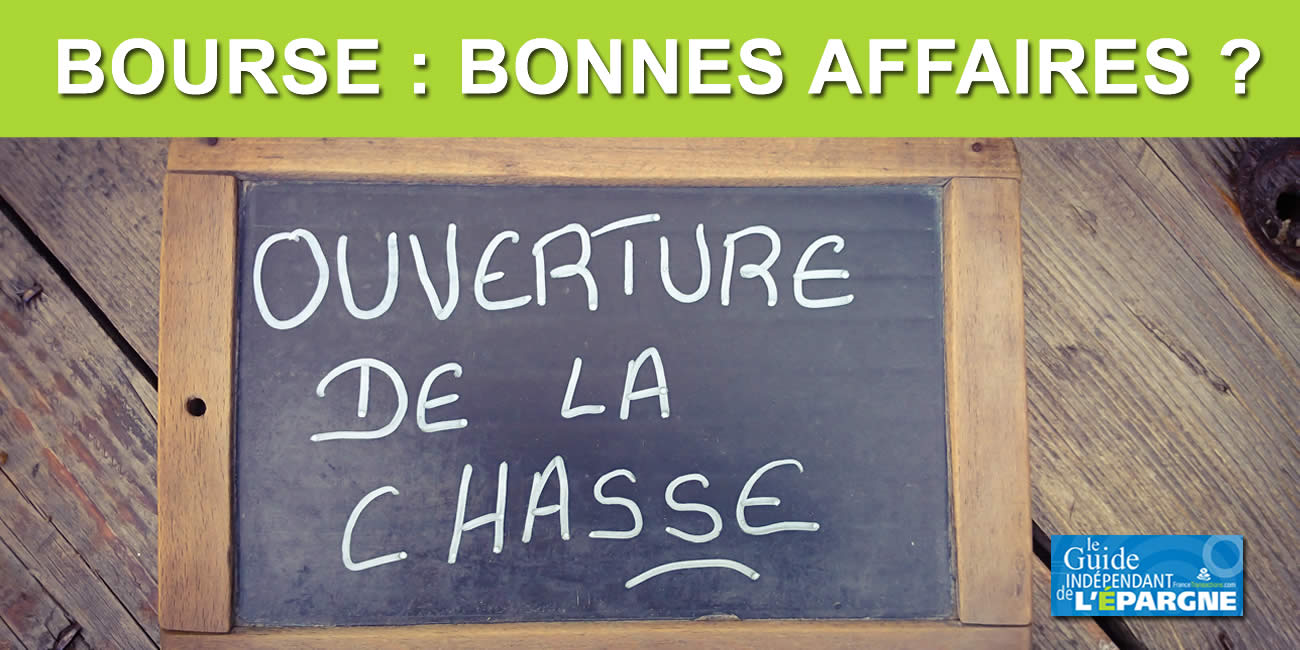 Bourse : la chasse aux bonnes affaires est ouverte sur les marchés actions, le CAC40 s'envole de plus de 3% !