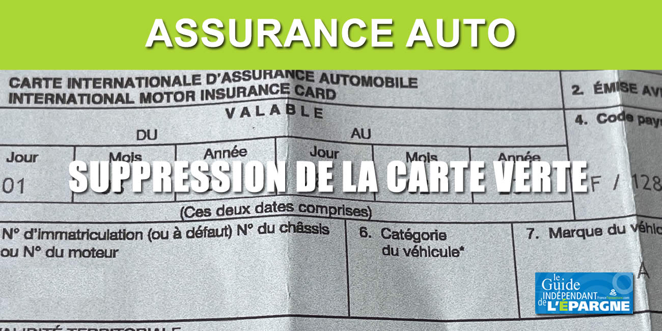 Assurance auto : suppression de la carte verte format papier au 1r avril 2024, moins de frais pour les assureurs