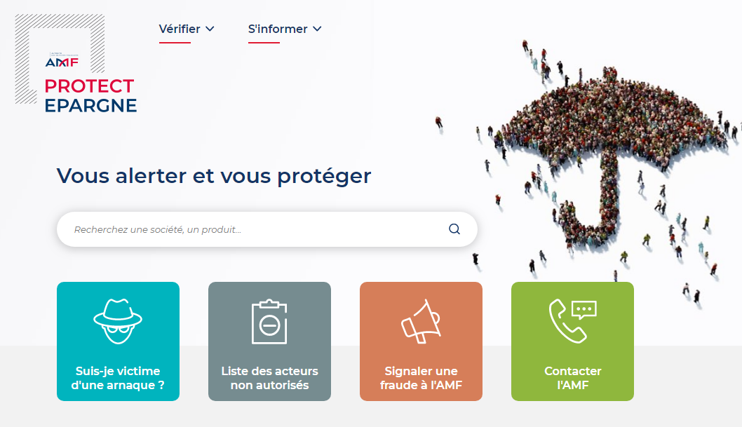 Placements financiers : comment débusquer les arnaqueurs ? AMF Protect Epargne peut vous aider AMF Protect Epargne