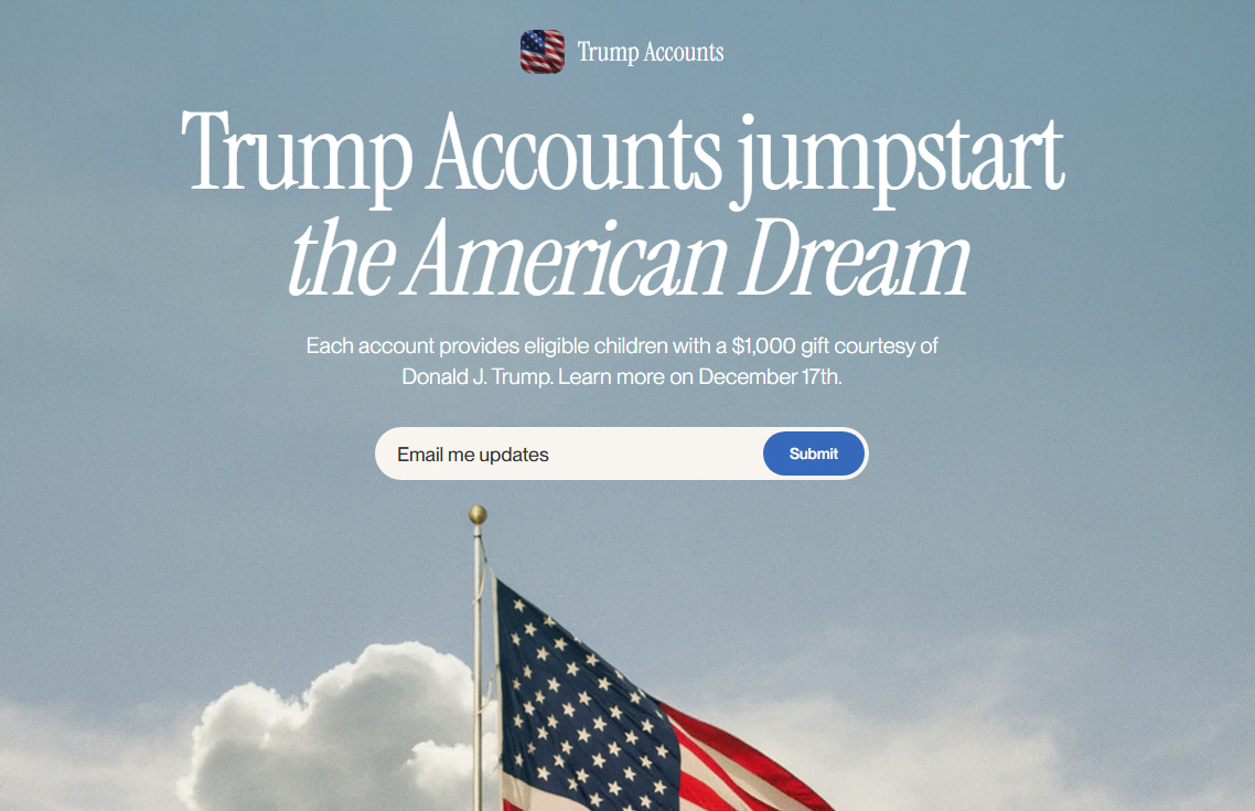 Compte épargne TRUMP : 1000$ offerts à la naissance de l'enfant Compte épargne TRUMP : 1000$ offerts à la naissance de l'enfant