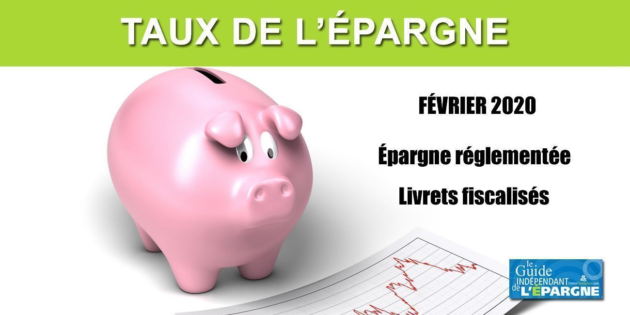 Baisse des taux des livrets épargne en février 2020 Baisse des taux des livrets épargne en février 2020