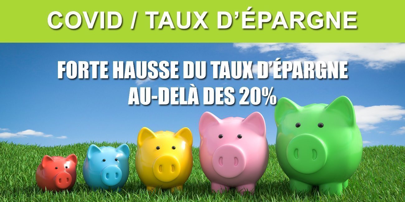 Les Français épargnent largement plus avec la crise, le taux d'épargne devrait dépasser les 20% Les Français épargnent largement plus avec la crise, le taux d'épargne devrait dépasser les 20%