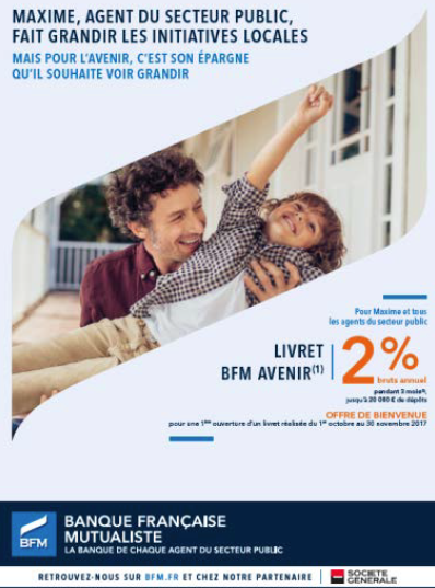 Taux boosté de 2% brut sur le livret épargne BFM Avenir Taux boosté de 2% brut sur le livret épargne BFM Avenir