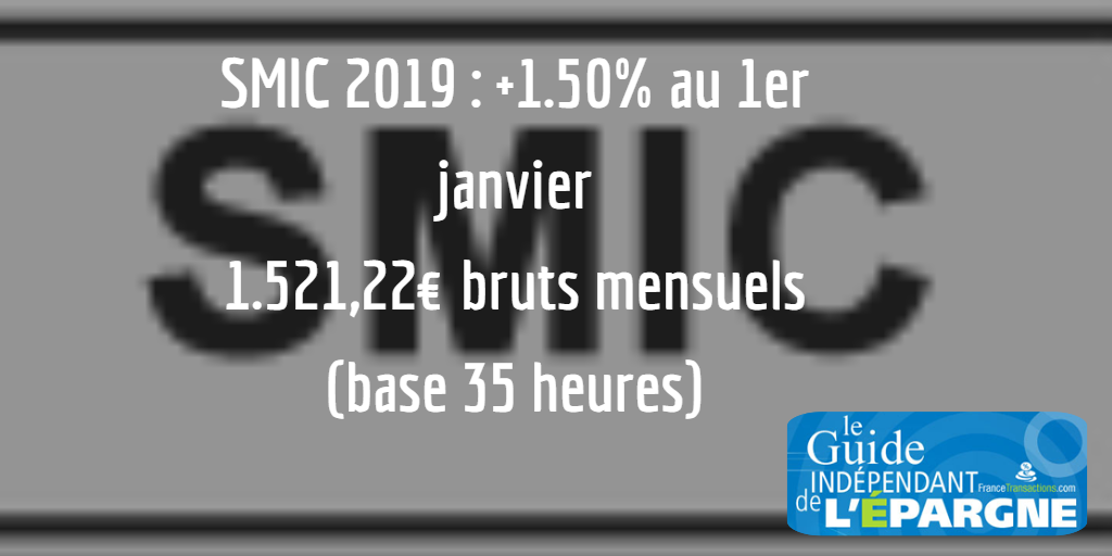 SMIC Horaire : Taux 2019 SMIC Horaire : Taux 2019