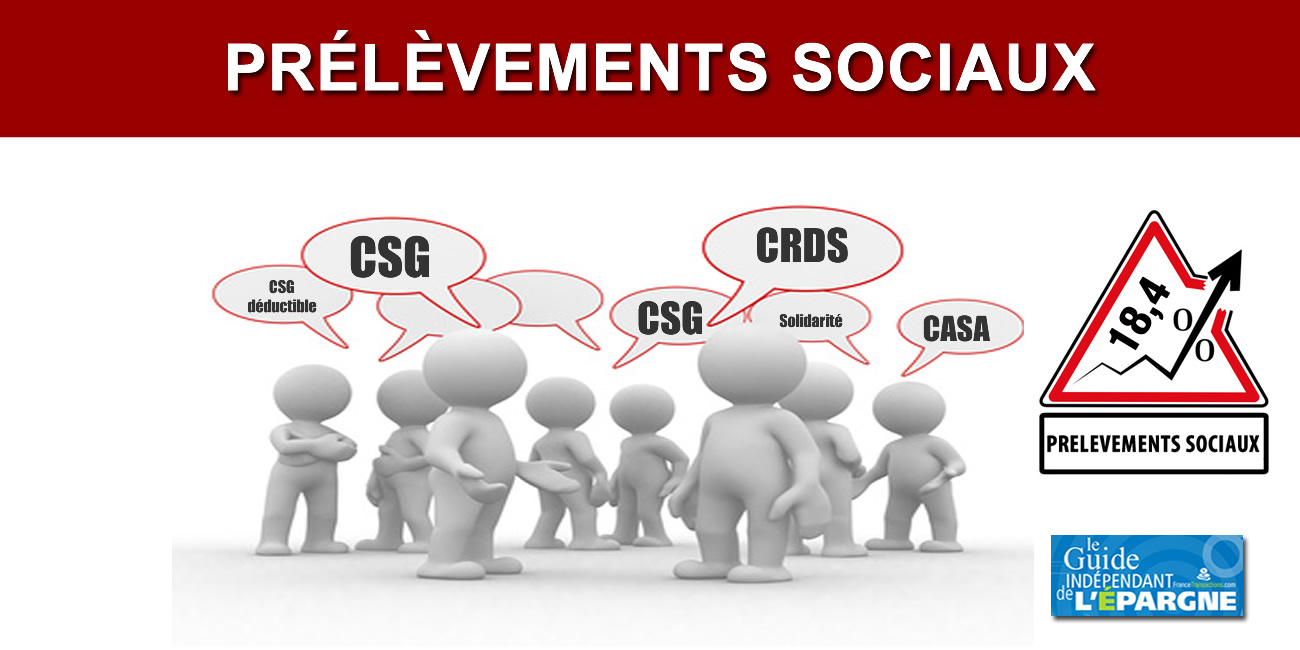 Placements : hausse des prélèvements sociaux à 18,6% au 1er janvier 2026 Placements : hausse des prélèvements sociaux à 18,6% au 1er janvier 2026