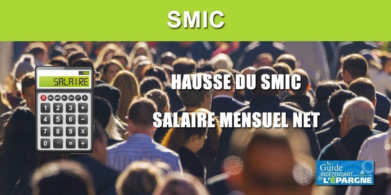 Hausse du SMIC de +2.19% à compter du 1er octobre 2021, soit 27,92 euros nets Hausse du SMIC de +2.19% à compter du 1er octobre 2021, soit 27,92 euros nets