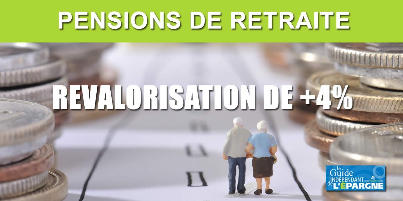 Revalorisation des pensions de retraite de 4% Revalorisation des pensions de retraite de 4%