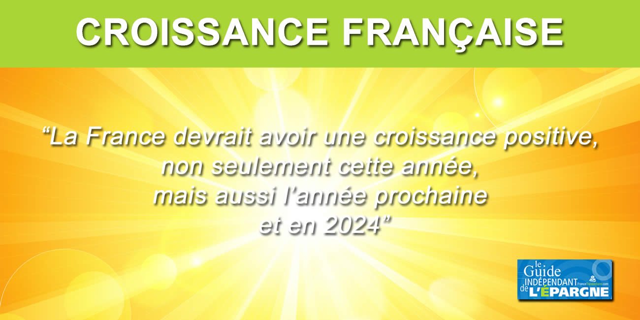 La France devrait connaître une croissance positive en 2022, 2023 et 2024. Pas de récession en vue, en changeant de lunettes...