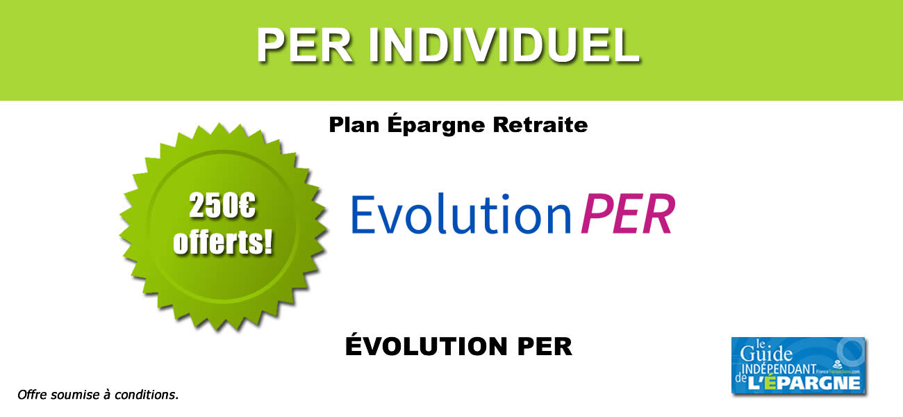 PER : 200 euros offerts pour la mise en place de votre épargne retraite, à saisir avant le 4 août 2023 PER : 200 euros offerts pour la mise en place de votre épargne retraite, à saisir avant le 4 août 2023
