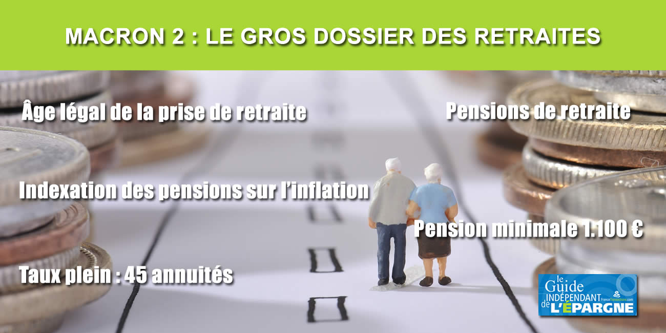 Réforme des retraites Macron 2023, âge légal à 64 ou 65 ans, pension minimale à 1200 euros 