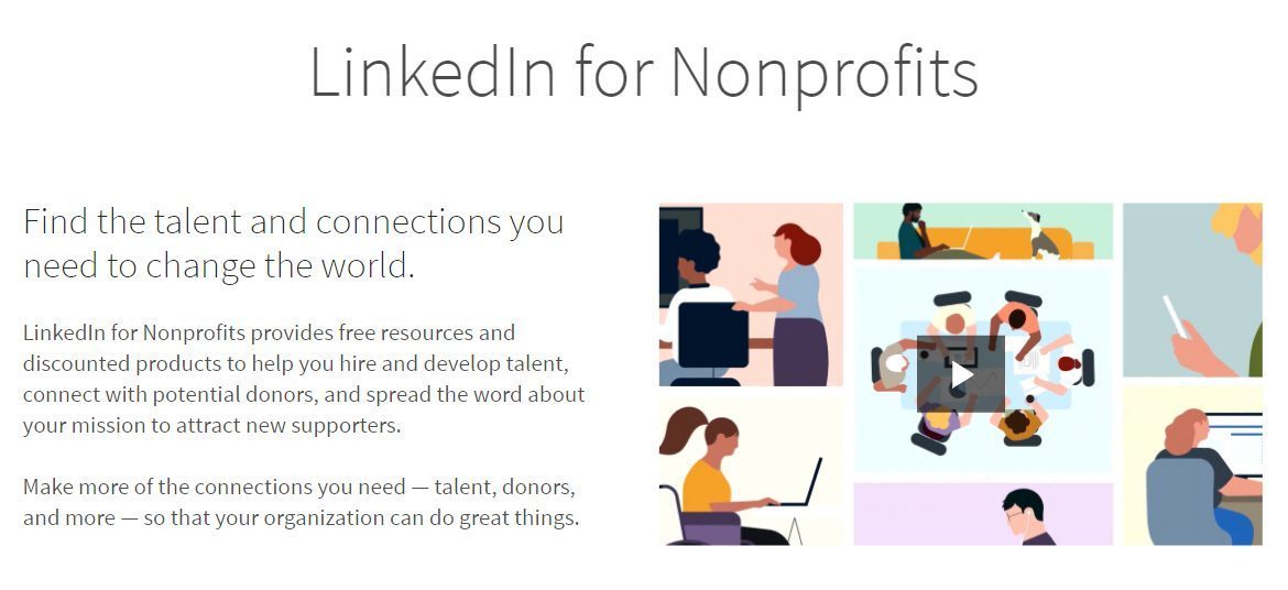 LinkedIn for Nonprofits : plateforme gratuite de ressources pour les associations à but non lucratif LinkedIn for Nonprofits : plateforme gratuite de ressources pour les associations à but non lucratif
