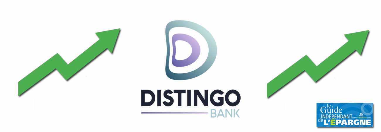 Hausse des taux de l'épargne chez DISTINGO BANK au 1er décembre 2023