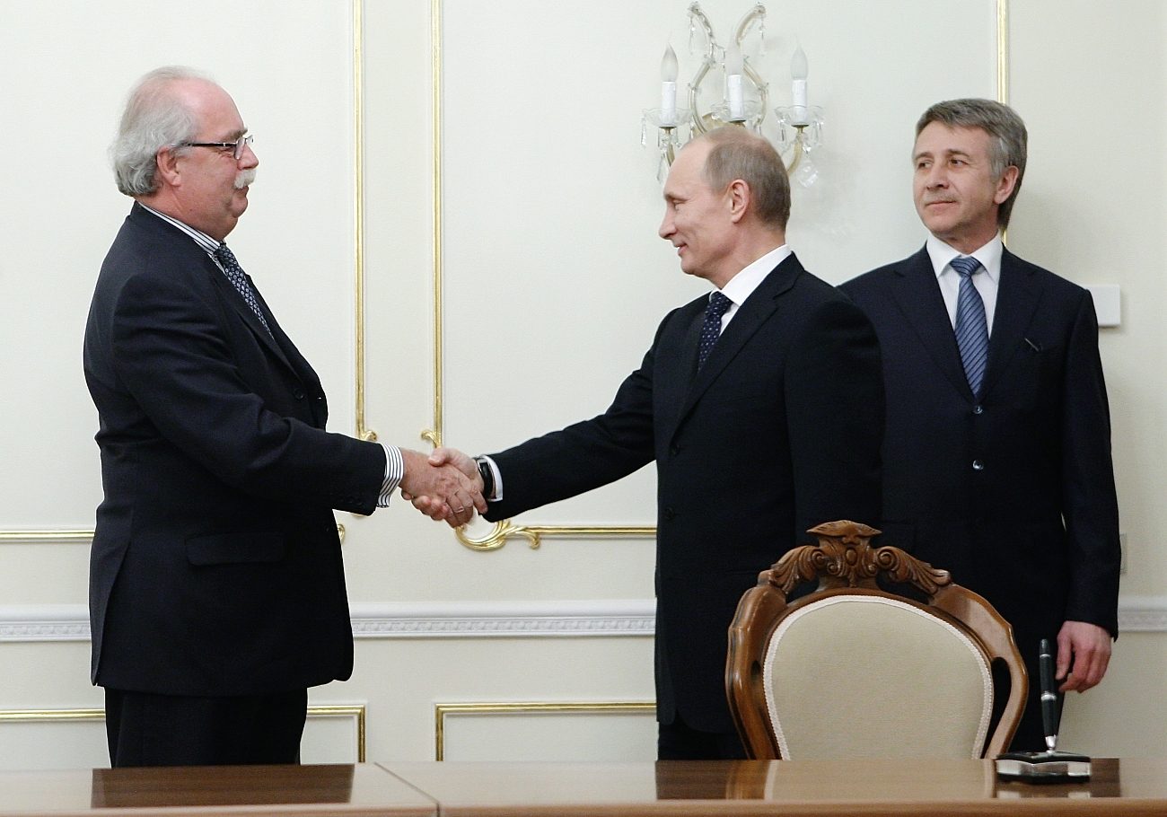 Moscou : Christophe de Margerie décoré à titre posthume par Vladimir Poutine Moscou : Christophe de Margerie décoré à titre posthume par Vladimir Poutine