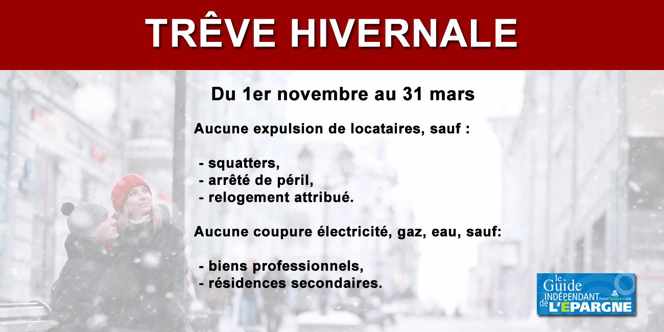 La trêve hivernale débute ce 1er novembre 2026 La trêve hivernale débute ce 1er novembre 2026