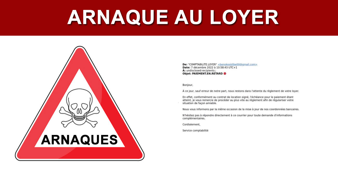 Arnaques aux paiements de loyers : les locataires visés par de faux SMS / emails de leur bailleur Arnaques aux paiements de loyers : les locataires visés par de faux SMS / emails de leur bailleur