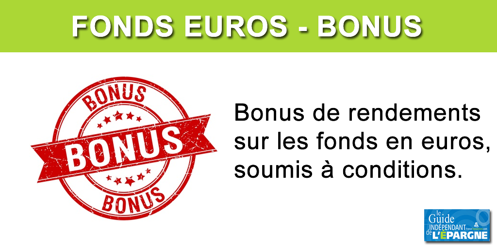 Assurance-Vie, Fonds en euros : bonus de rendement 2020 Assurance-Vie, Fonds en euros : bonus de rendement 2020