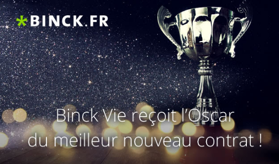 Contrat d'assurance-vie Binck Vie : un premier Oscar quelques mois seulement après son lancement