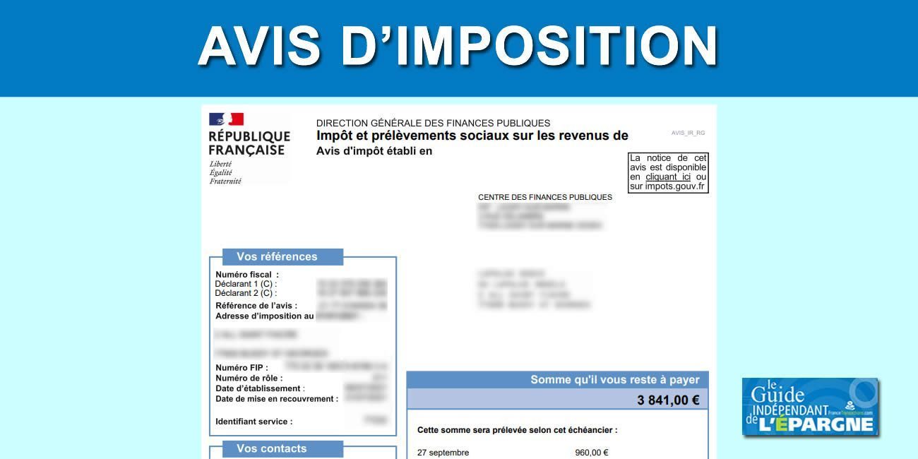 Impôt sur le revenu 2024 : quand dois-je recevoir mon d'imposition 2023 ?