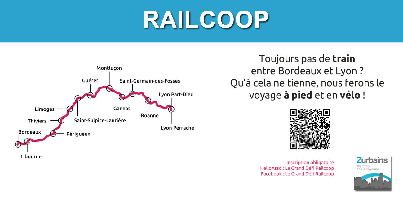 Clap de fin pour l'aventure coopérative RailCoop, refaire vivre la ligne de train Bordeaux-Lyon