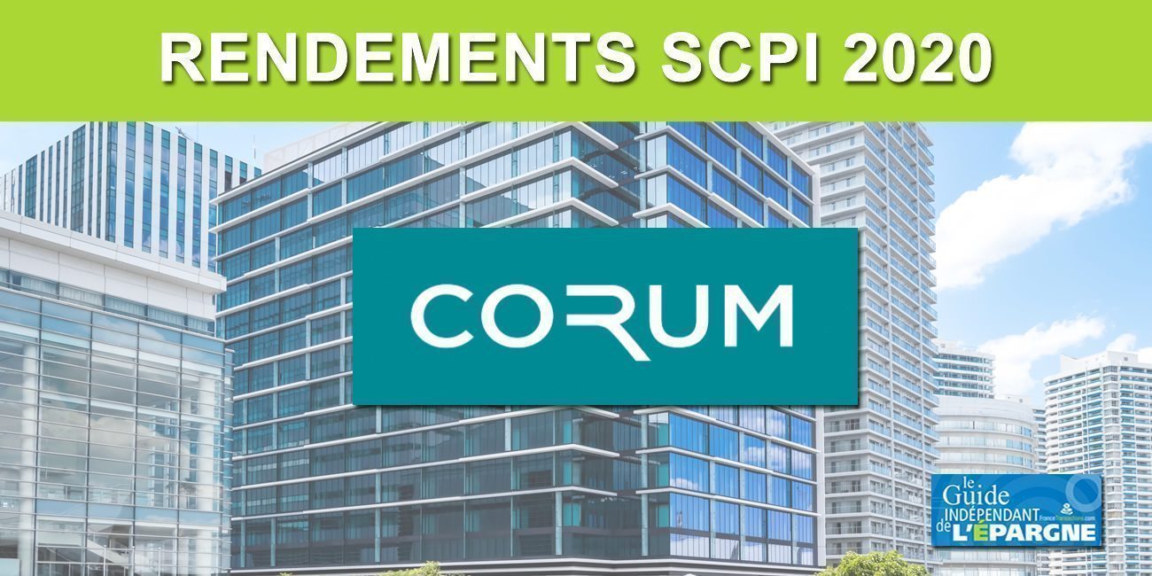 SCPI CORUM Origin : dividende exceptionnel de 1.52€ par part, suite aux profits d'une vente réalisée