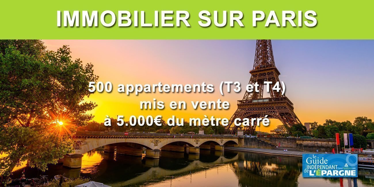 Immobilier sur Paris : des appartements à moitié prix dès 2022, mais pas pour vous !