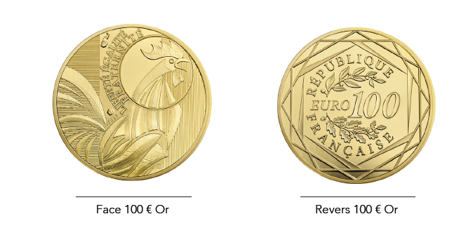 Monnaie de Paris : nouvelle pièce de 100€ OR, série COQ 2015 Monnaie de Paris : nouvelle pièce de 100€ OR, série COQ 2015