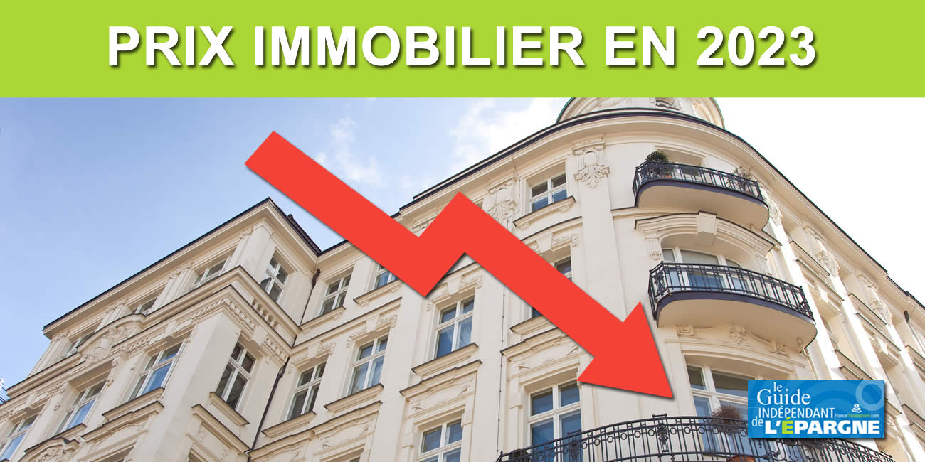 La baisse des prix de l'immobilier s'accélère en France (-1.2% par mois pour Lyon, Toulouse, Nantes, ...)