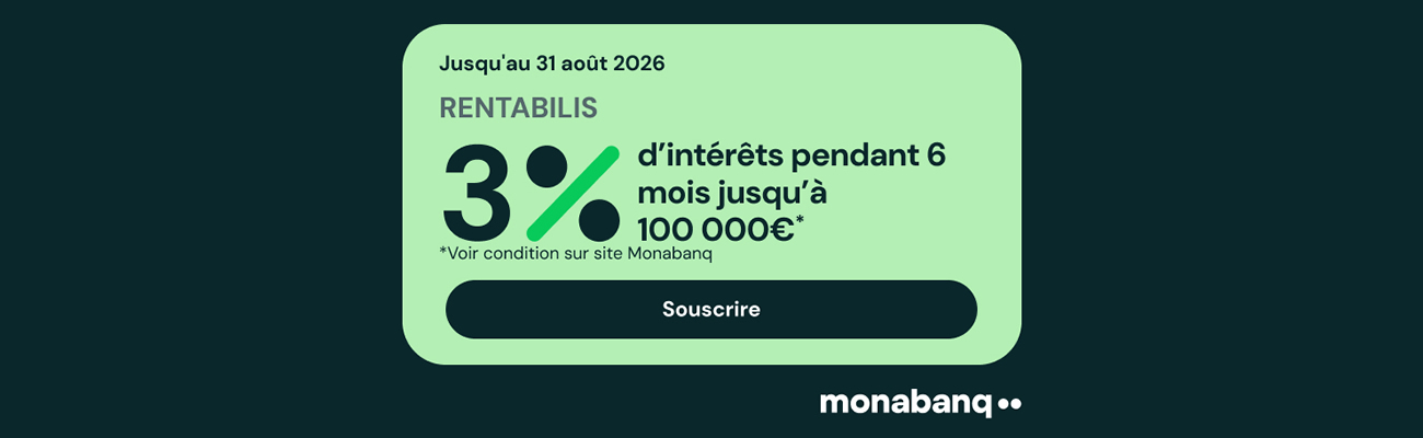 Rentabilis : 3% brut pendant 6 mois, dans la limite de 100.000 euros
