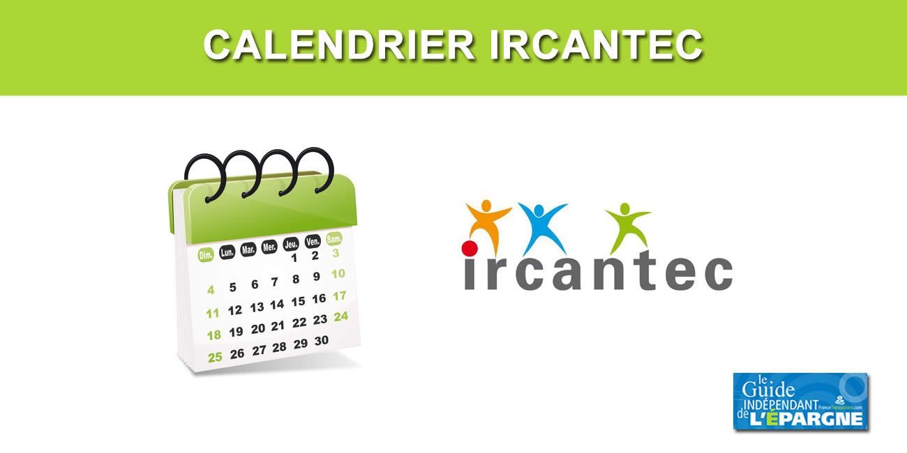 📅 Calendrier 2024 des versements des pensions de retraite IRCANTEC 📅 Calendrier 2024 des versements des pensions de retraite IRCANTEC